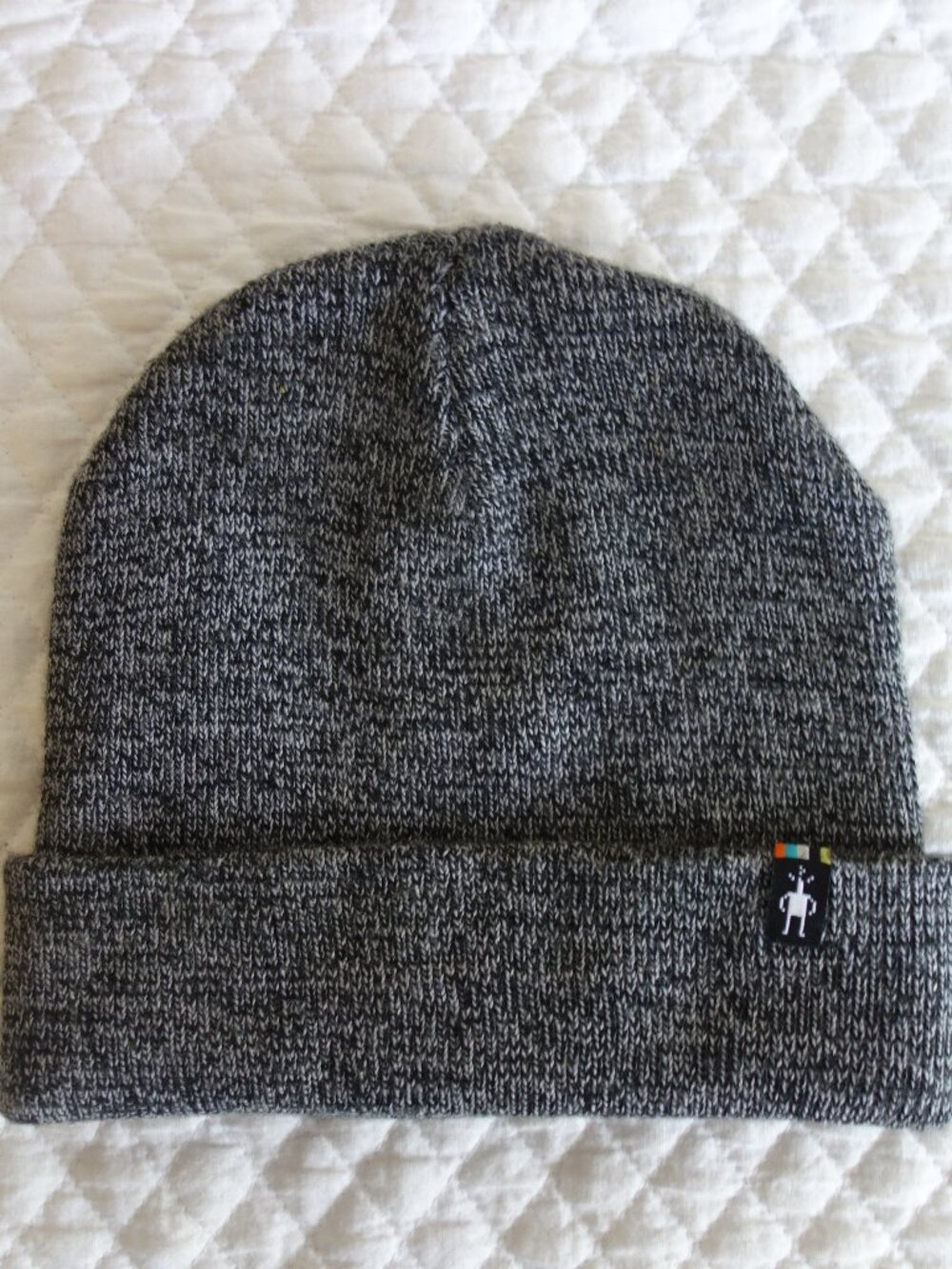SMARTWOOL Men’s Heather Gray / Black Beanie